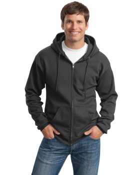 Port & Company PC90ZHT Essential Fleece Full Zip Hooded Sweatshirt