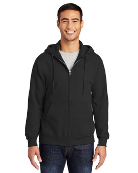 'Port & Company PC90ZHT Essential Fleece Full Zip Hooded Sweatshirt'