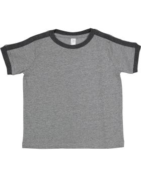 'Rabbit Skins 3032 Toddler Soccer Ringer Fine Jersey T-Shirt'