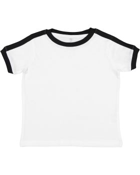 'Rabbit Skins 3032 Toddler Soccer Ringer Fine Jersey T-Shirt'