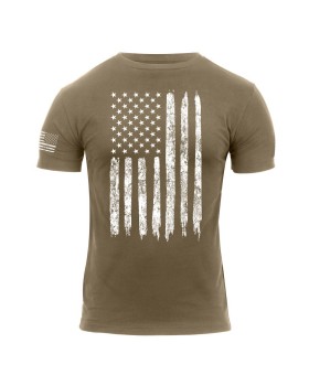 Rothco 2632  Distressed U.S. Flag Athletic Fit T-Shirt