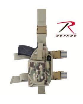 Rothco 10751 Rothco deluxe adjustable drop leg tactical holster