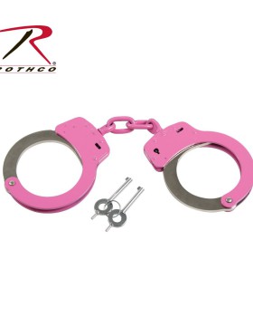 Rothco 10887 Pink Handcuffs With Belt Loop Pouch