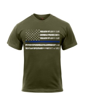 Rothco 1092  Thin Blue Line T-Shirt