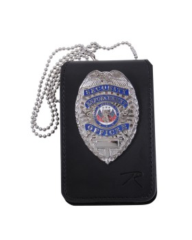 Rothco 1136  Universal Leather Badge & ID Holder
