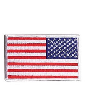 Rothco 12777  Iron On / Sew On Embroidered U.S. Flag Patch