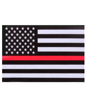 Rothco 1295  Thin Red Line Flag Decal