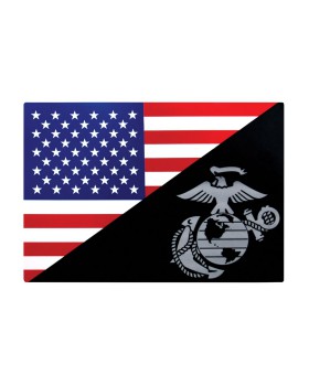 Rothco 1298  USMC Eagle, Globe and Anchor Flag Decal (Outside / Back Gum ...