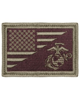 'Rothco 1891 US Flag / USMC Eagle, Globe and Anchor Morale Patch'