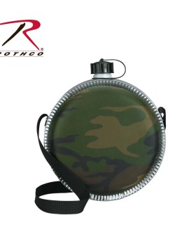 Rothco 174 Woodland Camo 2 Qt Desert Canteen