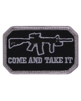 Rothco 1892 Come and Take It Morale Patch Black