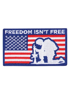 Rothco 1899 Freedom Isn't Free Patch With Hook Back