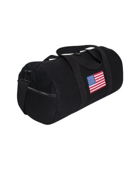 Rothco 2129 U.S. Flag Canvas Shoulder Duffle Bag