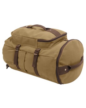 Rothco 2225 Rothco convertible canvas duffle / backpack - 19 inches