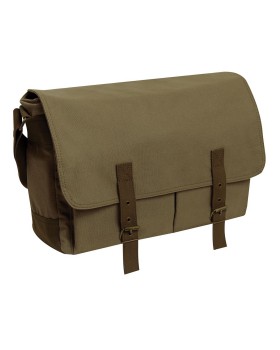 Rothco 2759 Rothco deluxe vintage canvas messenger bag - olive drab