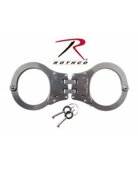 Rothco 30095 NIJ Approved Stainless Steel Hinged Handcuffs