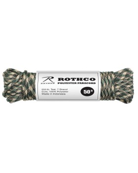 Rothco 30812 550lb Type III Camo Polyester Paracord