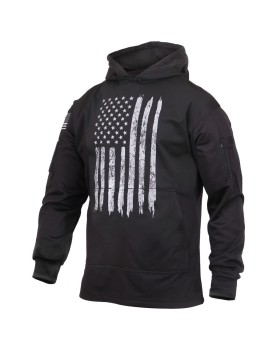 Rothco 3166  Distressed U.S. Flag Concealed Carry Hooded Sweatshirt