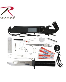 'Rothco 3235 Deluxe Adventurer Survival Kit Knife'
