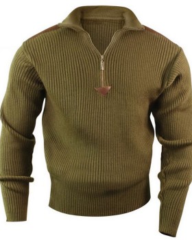 Rothco 3370  Quarter Zip Acrylic Commando Sweater