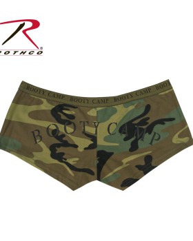 'Rothco 3476 Rothco woodland camo "booty camp" booty shorts & tank top'