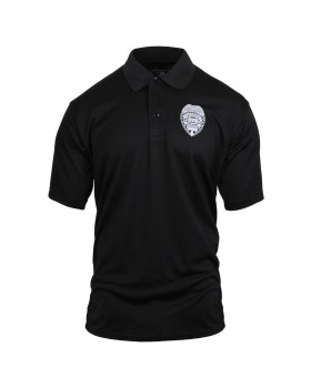 'Rothco 3627 Rothco moisture wicking security polo shirt with badge'