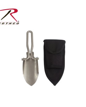 'Rothco 37 Stainless Steel Folding Shovel with Sheath'