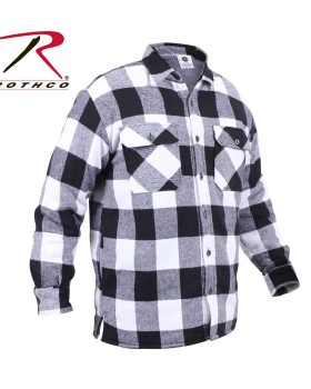 'Rothco 3739 Extra Heavyweight Buffalo Plaid Sherpa Lined Flannel Shirt'