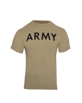 Rothco 3872 AR 670-1 Coyote Brown Army Physical Training T-Shirt
