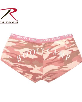 Rothco 3976 Rothco baby pink camo "booty camp" booty shorts & tank top