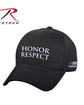 Rothco 4463 Honor and Respect Thin Blue Line Low Profile Cap