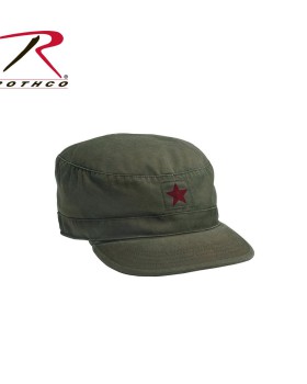 Rothco 4518 Vintage Fatigue Cap w/ Red Star 