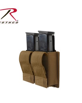 'Rothco 51001 MOLLE Double Pistol Mag Pouch With Insert'