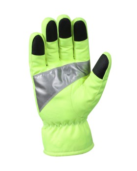 Rothco 5487 Safety Green Gloves With Reflective Tape