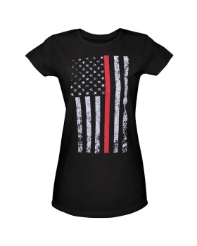 Rothco 5698 Women's Thin Red Line Longer T-Shirt
