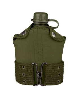 Rothco 588 G.I. Type Plastic Canteen & Pistol Belt Kit