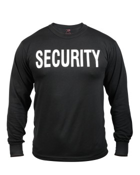 Rothco 60222  2-Sided Security Long Sleeve T-Shirt