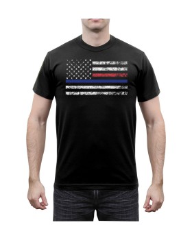 Rothco 61660 Thin Blue Line & Thin Red Line T-Shirt