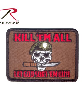 Rothco 73197 Kill Em All Let God Sort Em Out Morale Patch