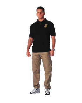 'Rothco 7696  USMC Moisture Wicking Embroidered Polo'
