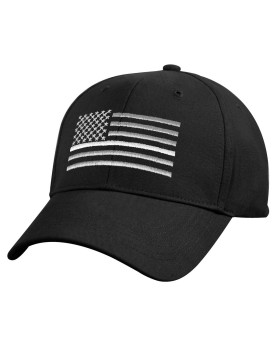 Rothco 7773 Rothco thin white line flag low pro cap