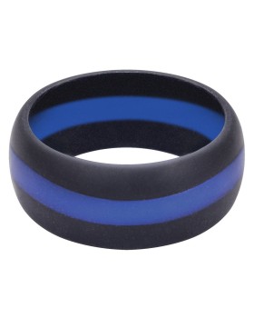 Rothco 800 Thin Blue Line Silicone Ring