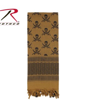 Rothco 8539 Skulls Shemagh Tactical Desert Keffiyeh Scarf