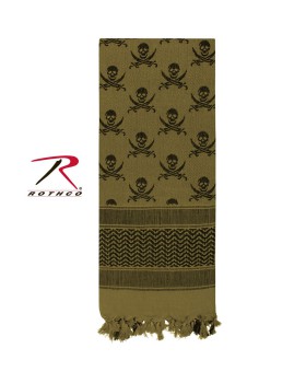 'Rothco 8539 Skulls Shemagh Tactical Desert Keffiyeh Scarf'