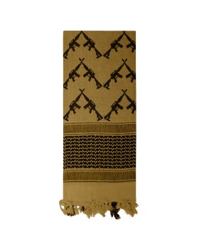 'Rothco 8737 Rothco crossed rifles shemagh tactical desert keffiyeh scarf'