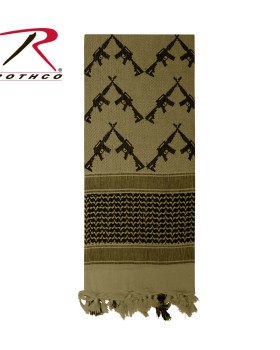 'Rothco 8737 Rothco crossed rifles shemagh tactical desert keffiyeh scarf'