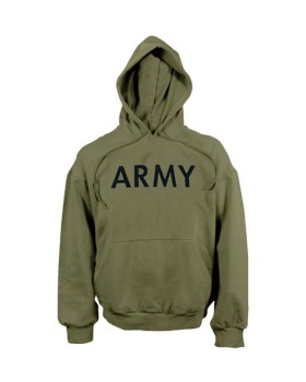 Rothco 9172  Army PT Pullover Hooded Sweatshirt