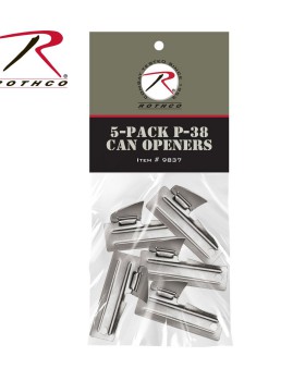 'Rothco 9837 G.I. Type 5-pack P38 Can Openers'