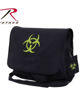 'Rothco 99139 Rothco bio-hazard vintage canvas messenger bag'