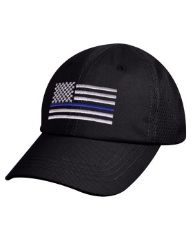 Rothco 9973 Tactical Mesh Back Cap With Thin Blue Line Flag